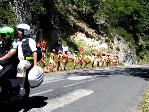 les flammes : le tour de france 2010