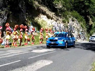 les flammes : le tour de france 2010