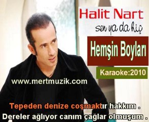 08 - Halit Nart - Hemşin Boyları - (Vokal Karaoke)