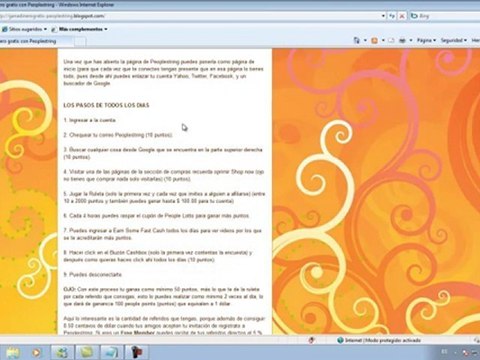 GUIA DE COMO GANAR DINERO GRATIS CON PEOPLESTRING