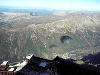A 3852 m sur l'Aiguille du Midi