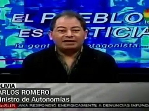 Ley de Autonomías traerá desarrollo en Bolivia: Ministro