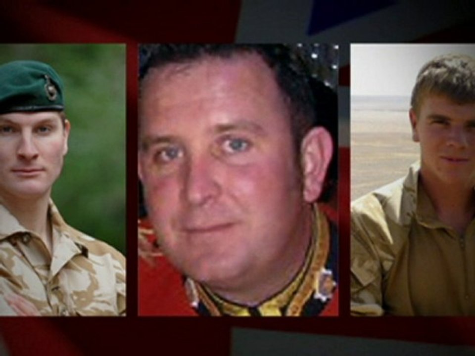 Servicemen killed in Afghanistan named