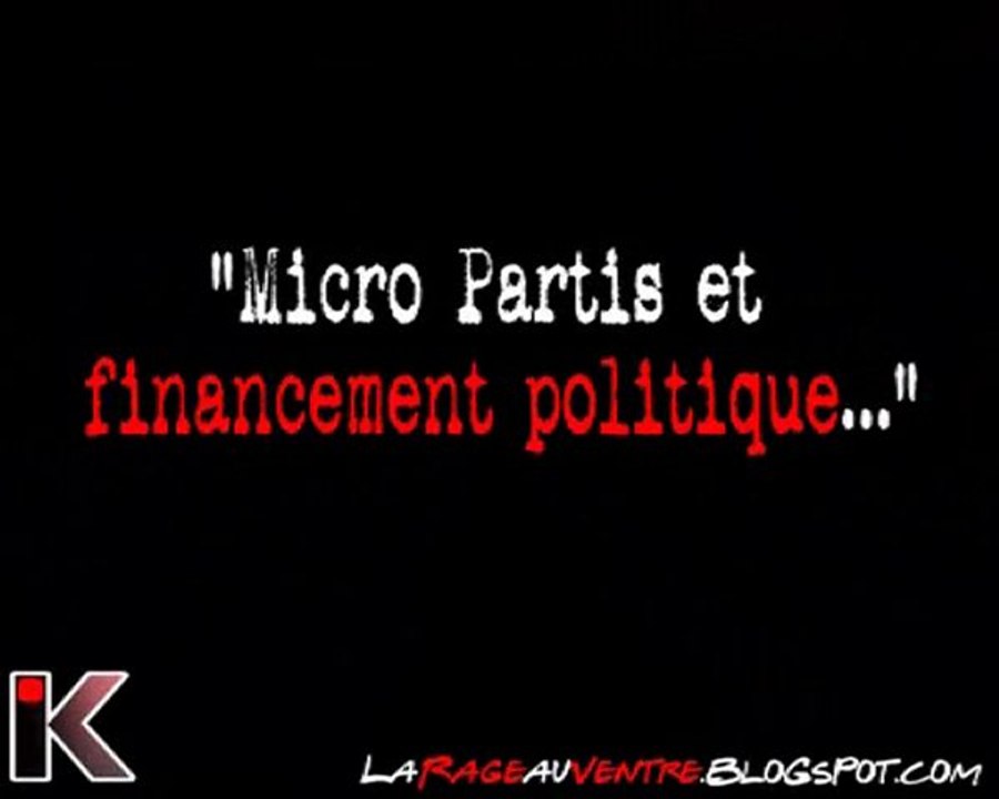 Micros Partis et financement politique...