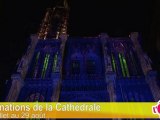 Les illuminations de la cathédrale à Strasbourg - 2010