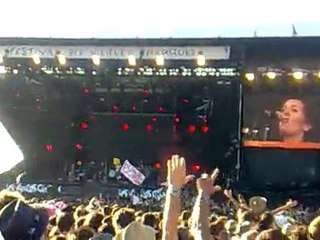 Gaëtan Roussel aux Vieilles Charrues 2010