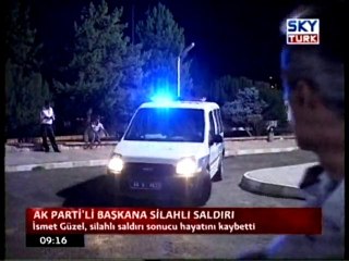 AK Partili Başkana Silahlı Saldırı