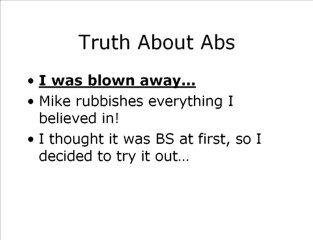 The Truth About Six Pack Abs How to Get It All and Get It No