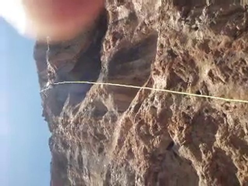 Clementine Rappel de 50 metres en sierra de guara