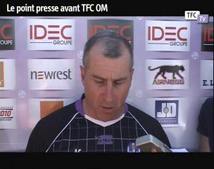 Le point presse avant TFC OM