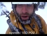 VIO POV.1.5 Helmet Camera- Amazing Backcountry Snowboarding