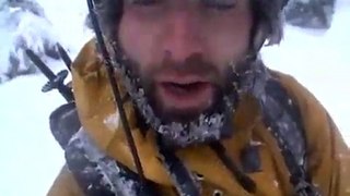 VIO POV.1.5 Helmet Camera- Amazing Backcountry Snowboarding