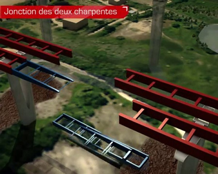 Autoroute 432 - Construction du viaduc de la Côtière