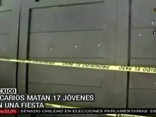 Sicarios matan 17 jóvenes en una fiesta en Torreón, Méxic