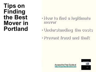 Portland Movers: Move With Ease