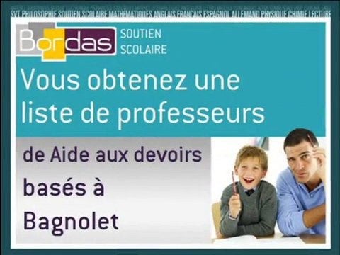 Soutien Scolaire Aide aux devoirs - Bagnolet