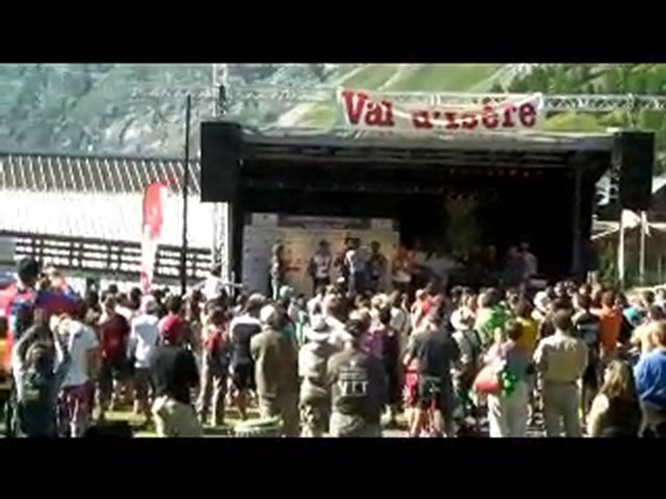 Championnat de DH de Val d'Isère 2010 - Podium