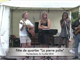 Fête du quartier la pierre polie à VENDENHEIM juillet 2010