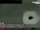 Israel prueba con éxito sistema antimisiles