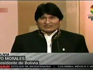 Morales reclama a alcaldes por Ley de Autonomías