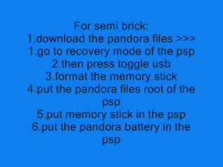 how to fix full brick psp and semi brick psp(easy) - video Dailymotion