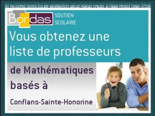 Cours particulier Mathématiques - Conflans-Sainte-Honorine