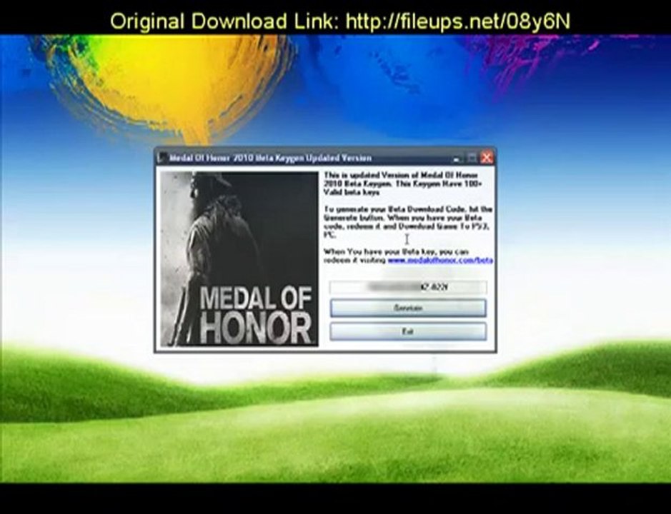 How To Get Medal Of Honor 2010 Beta Multiplayer Keygen ...