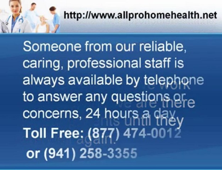 Port Charlotte FL All Pro Home Health Care in Top 100 for c