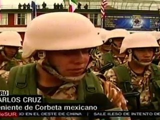 Ejercicio militar conjunto de diversas fuerzas del continent