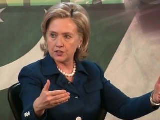 Hillary Clinton rencontre Hamid Karzaï à Kaboul