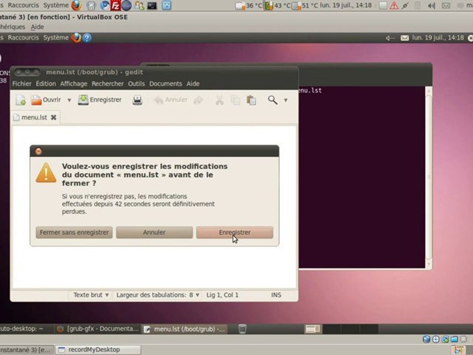 Tutoriel vidéo : Éditer un fichier en mode admin sur Ubuntu