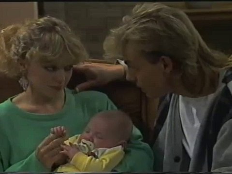 Kylie Minogue Neighbours - Scott & Charlene making family