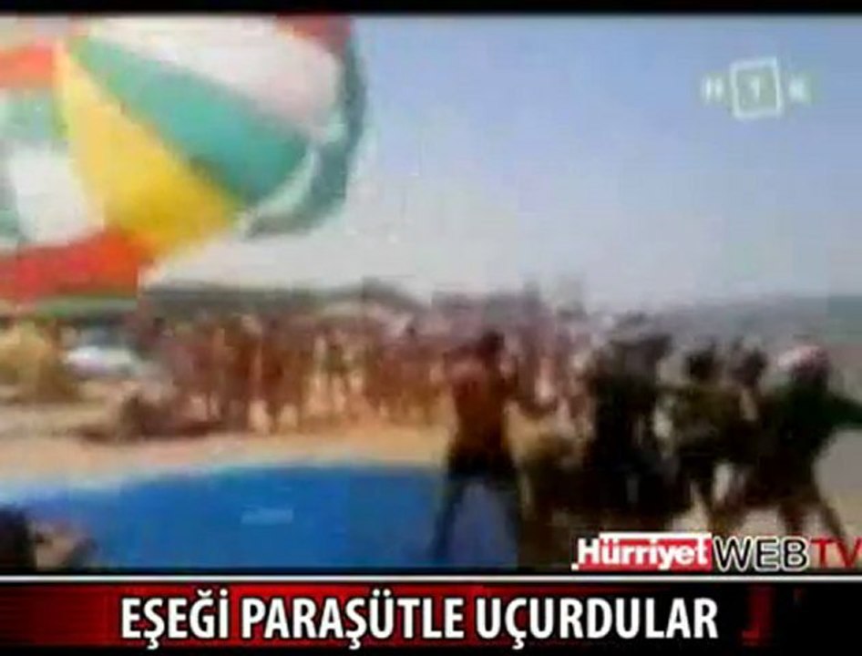 EŞŞEĞİ UÇURDULAR