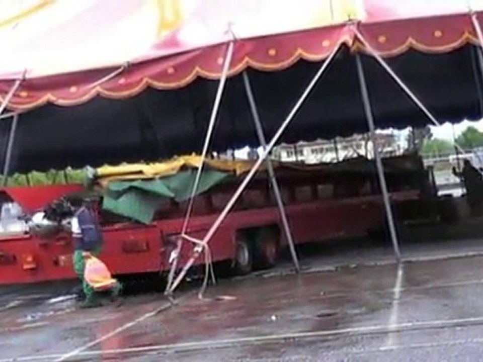 Au cirque "Démontage" Nock le bijou des cirques Suisse