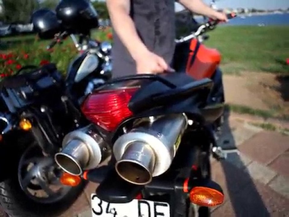 Yamaha fz6 mivv exhaust without db killers