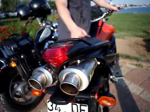 Yamaha fz6 mivv exhaust without db killers