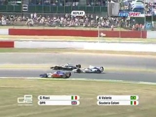 Giacomo Ricci vs Alberto Valerio GP2.2010.Rd05.Great.Britain