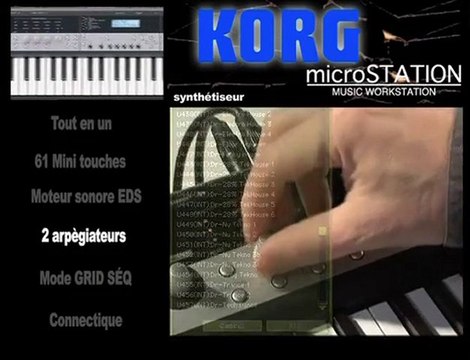 Synthétiseur Korg MICROSTATION (La Boite Noire)