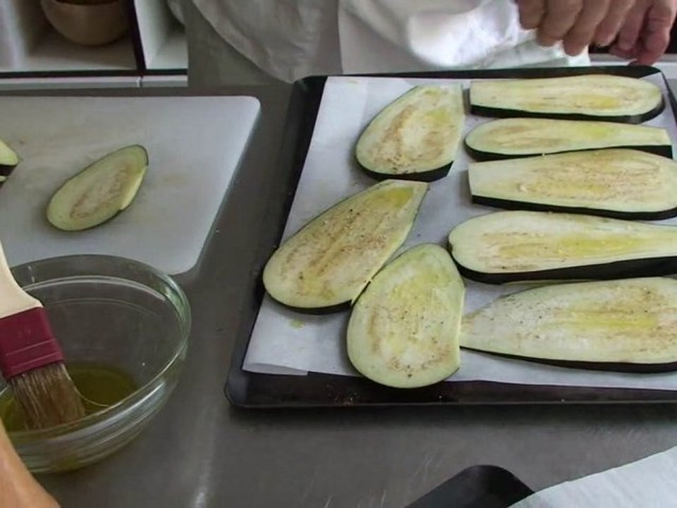 CROUSTILLANT D’AUBERGINES AU CHEVRE