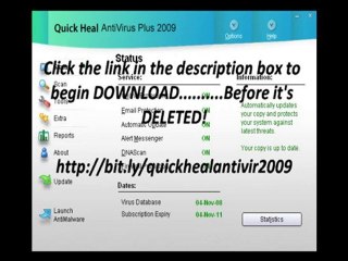 FREE Quick Heal AntiVirus Plus 2009 Download ?!?!