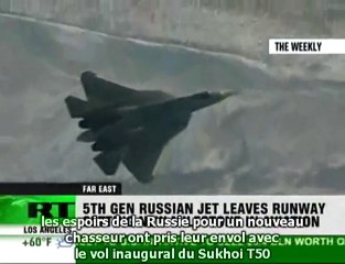 premier vol du Sukhoi T50    S/T