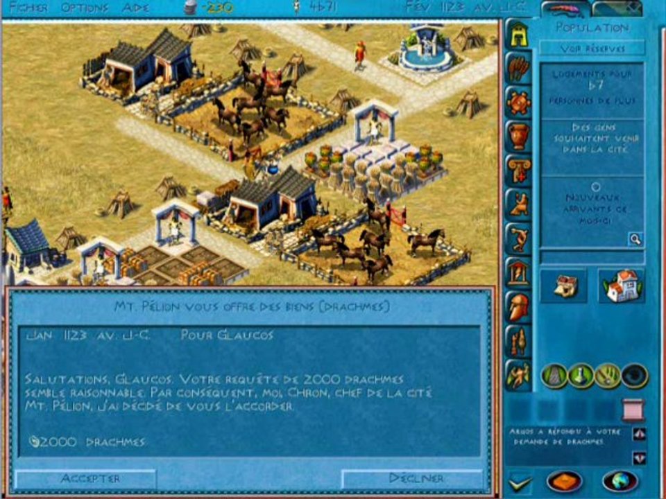 Vidéotest du Maître de l'Olympe Zeus PC Partie 1