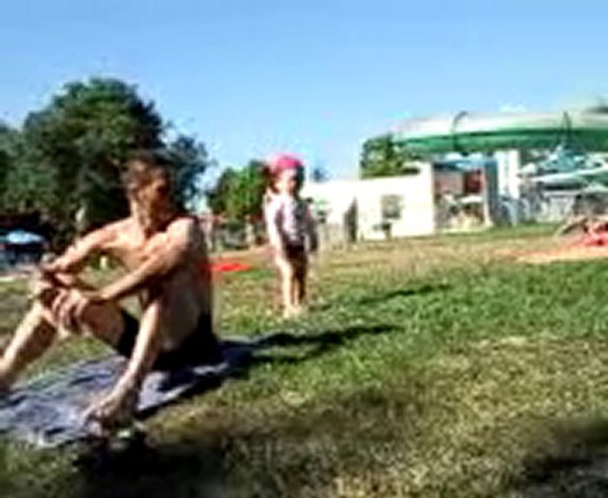 Elisa à la piscine