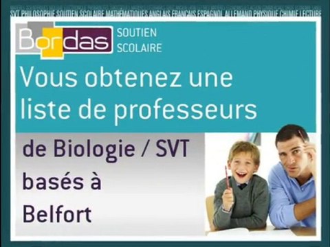 Cours particulier Biologie / SVT - Belfort