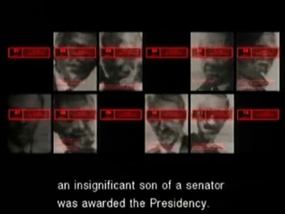 MGS2 Game PROVE THE PRESIDENT IS NOTHING PUT A PUPPET!