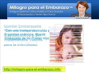 Para Quedar Embarazada – Milagro para el Embarazo
