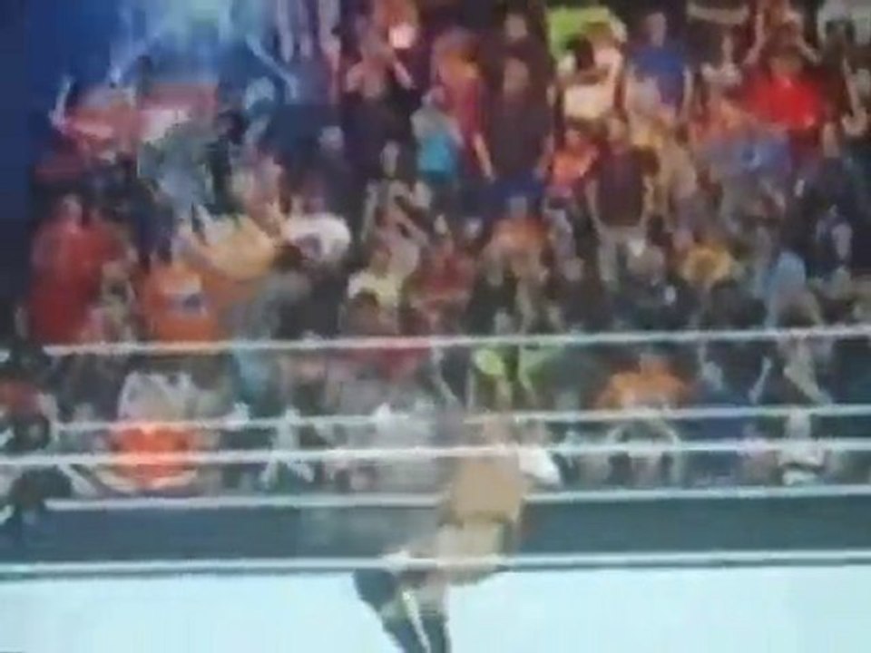 Randy Orton RKO on Evan Bourne in Mid-Air