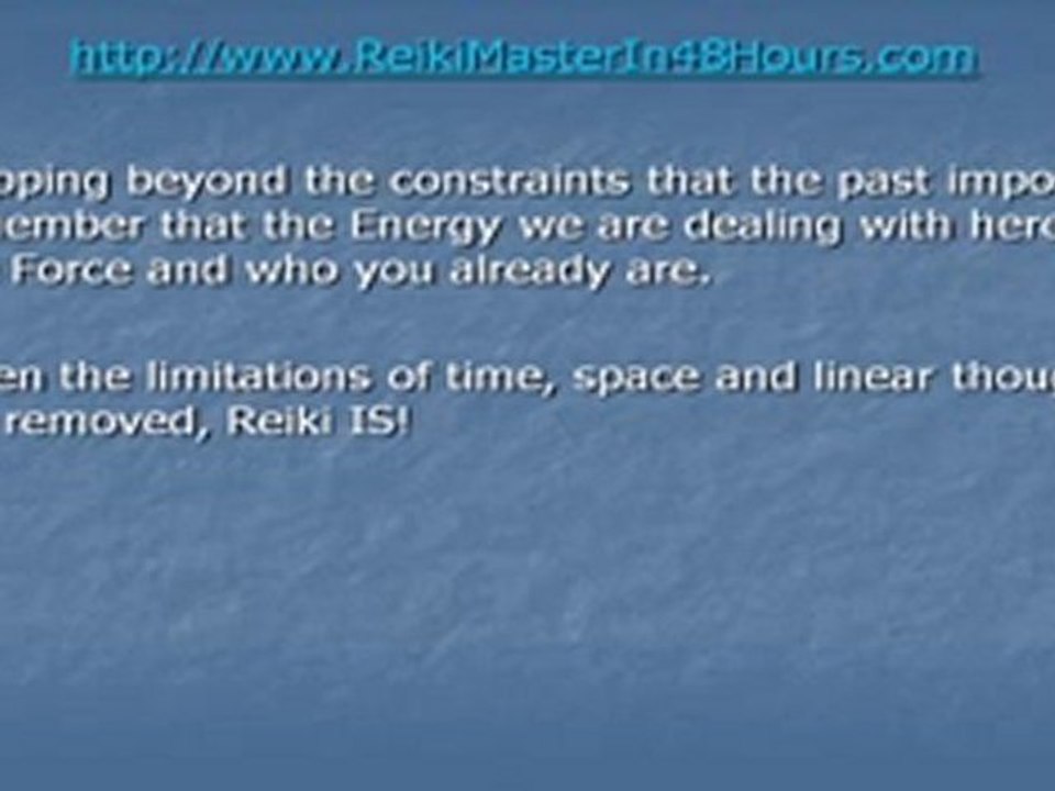 Reiki â€“ Level Two Training