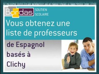 Cours particulier Espagnol - Clichy