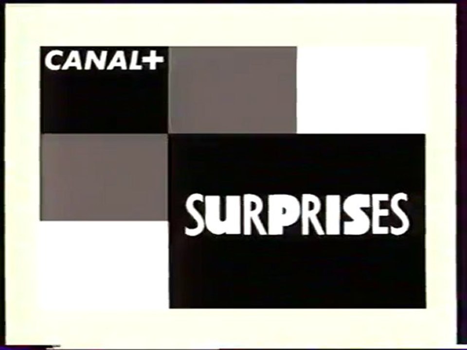 Jingle  Surprises 1997 Canal+